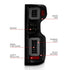 Anzo 19-21 Chevy Silverado Work TruckFull LED Tailights Black Housing Smoke Lens G2 (w/C Light Bars) - Striker Modified