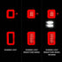 Anzo 19-21 Chevy Silverado Work TruckFull LED Tailights Black Housing Smoke Lens G2 (w/C Light Bars) - Striker Modified