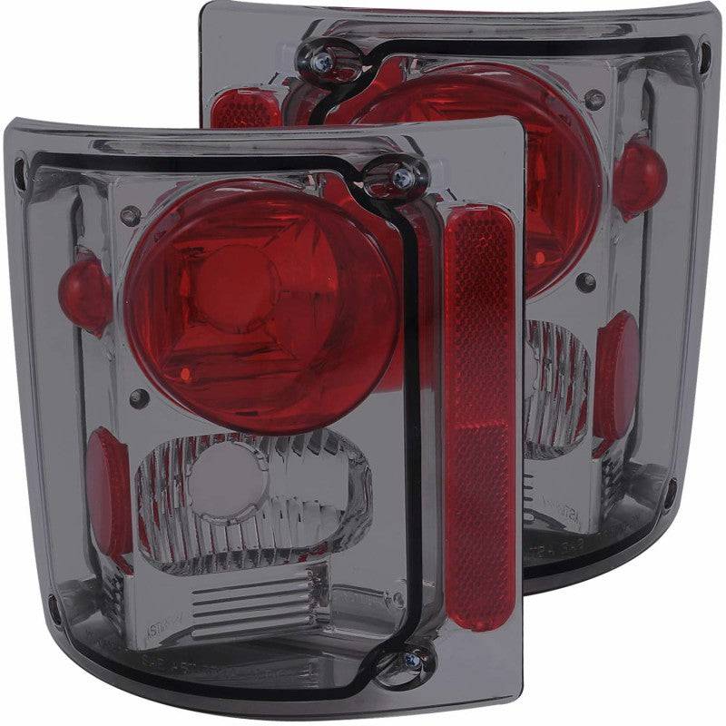 ANZO 1973-1987 Chevrolet C 10 Taillights Smoke - Striker Modified