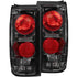 ANZO 1982-1994 Chevrolet S-10 Taillights Black - Striker Modified