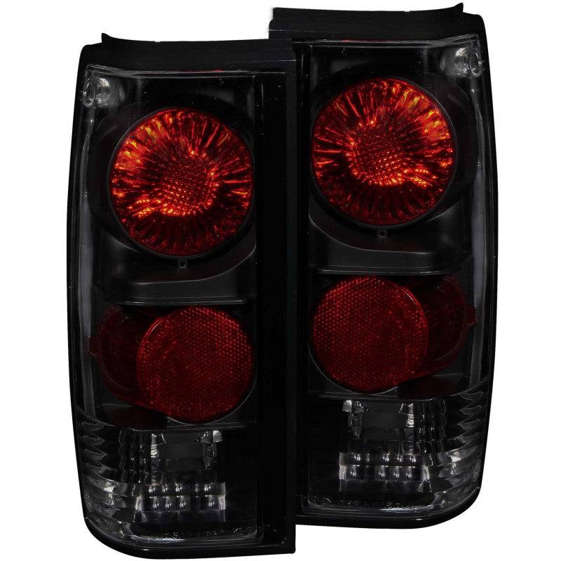 ANZO 1982-1994 Chevrolet S-10 Taillights Dark Smoke - Striker Modified