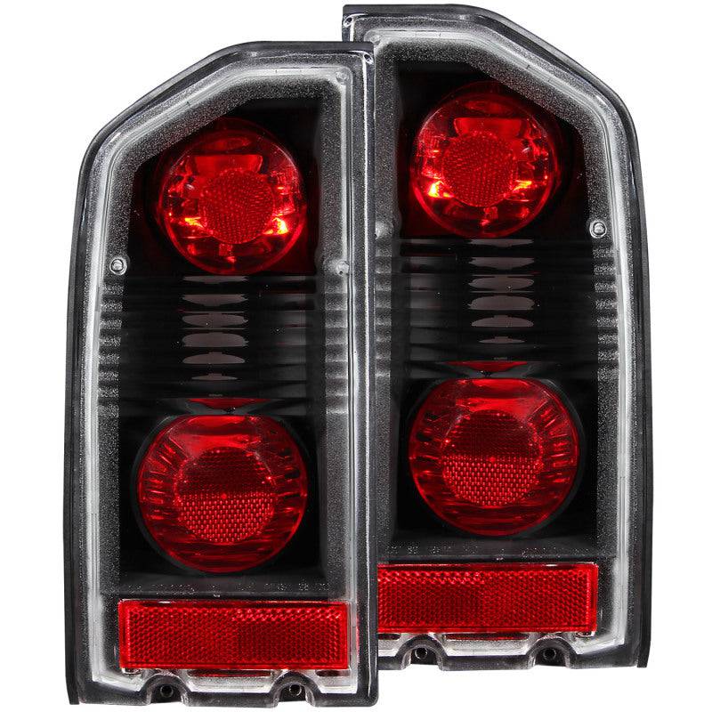 ANZO 1988-1998 Suzuki Vitara Taillights Black - Striker Modified