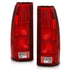 ANZO 1988-1999 Chevy C1500 Taillight Red/Clear Lens (OE Replacement) - Striker Modified