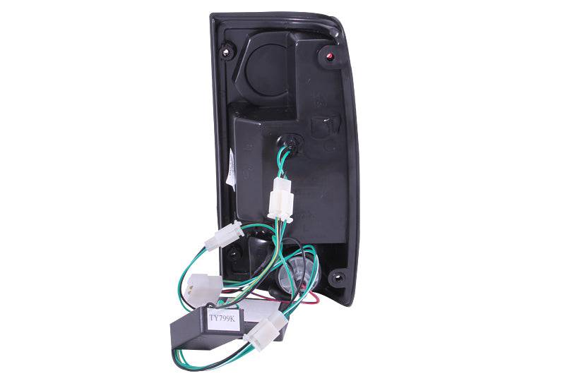 ANZO 1989-1995 Toyota Pickup LED Taillights Red/Clear - Striker Modified