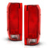 ANZO 1992-1996 Ford Bronco Taillight Red/Clear Lens (OE Replacement) - Striker Modified