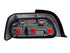 ANZO 1992-1998 BMW 3 Series E36 Coupe/Convertable Taillights Red/Clear - Striker Modified