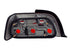 ANZO 1992-1998 BMW 3 Series E36 Coupe/Convertable Taillights Red/Clear - Striker Modified