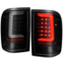 ANZO 1993-1997 Ford  Ranger LED Tail Lights w/ Light Bar Black Housing Smoked Lens - Striker Modified