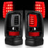 ANZO 1994-2001 Dodge Ram 1500 LED Taillights Plank Style Black w/Clear Lens - Striker Modified