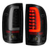 ANZO 1995-2000 Toyota Tacoma LED Taillights Black Housing Smoke Lens (Pair) - Striker Modified