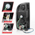 ANZO 1995-2000 Toyota Tacoma LED Taillights Black Housing Smoke Lens (Pair) - Striker Modified