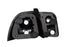 ANZO 1996-1997 Honda Accord Taillights Black - Striker Modified