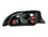 ANZO 1996-1999 BMW Z3 Taillights Red/Clear - Striker Modified