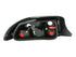 ANZO 1996-1999 BMW Z3 Taillights Red/Clear - Striker Modified