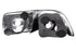 ANZO 1996-2000 Honda Civic Coupe Taillights Black - Striker Modified