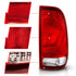 ANZO 1997-2003 Ford F-150 Taillight Red/Clear Lens (OE Replacement) - Striker Modified
