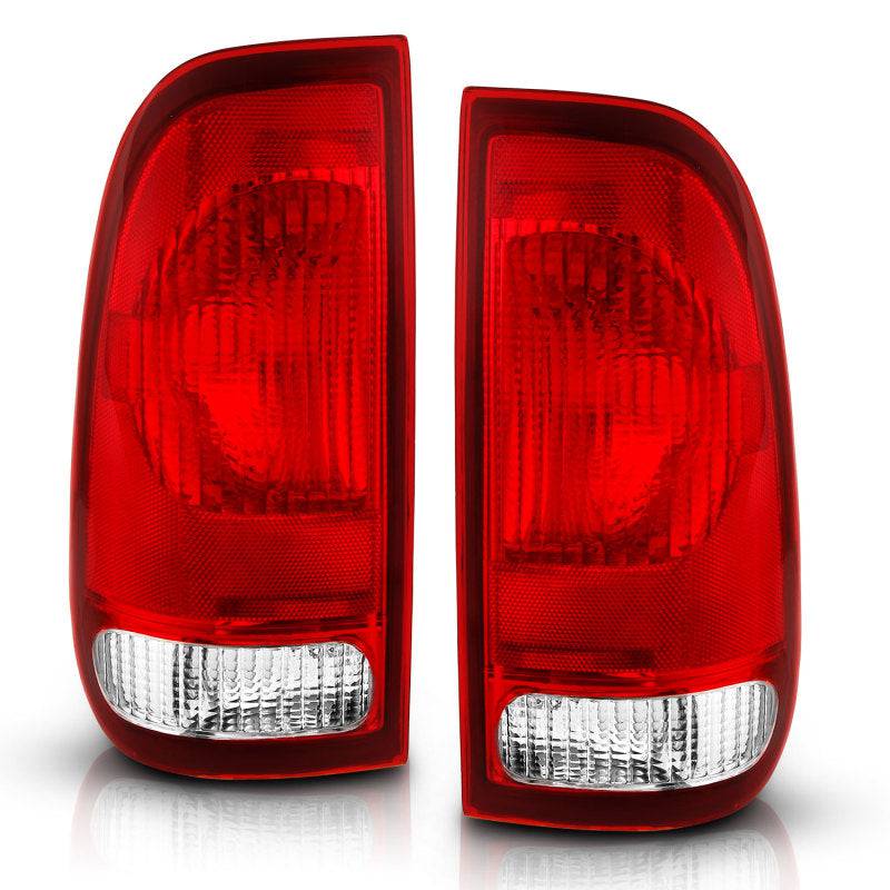ANZO 1997-2003 Ford F-150 Taillight Red/Clear Lens (OE Replacement) - Striker Modified