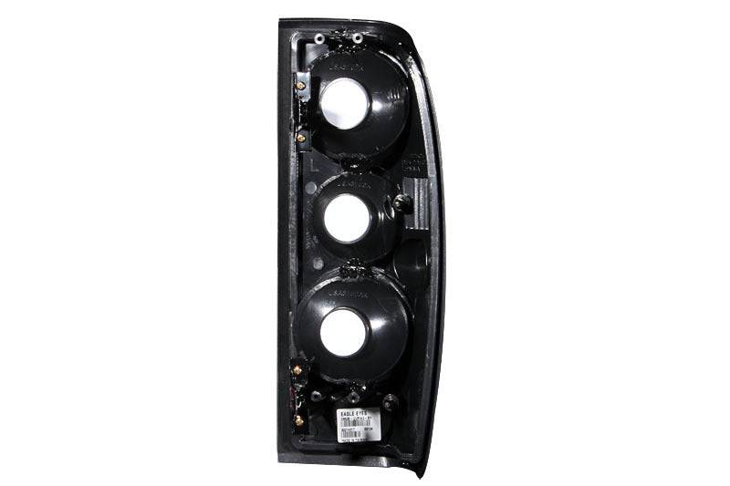 ANZO 1998-2004 Nissan Frontier Taillights Black - Striker Modified