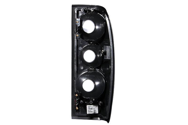 ANZO 1998-2004 Nissan Frontier Taillights Black - Striker Modified