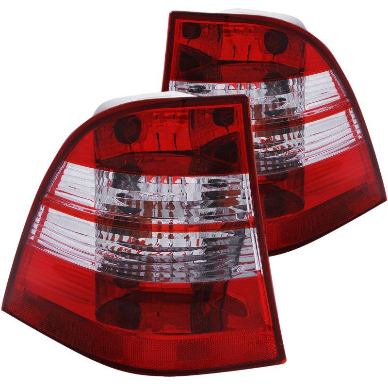 ANZO 1998-2005 Mercedes Benz M Class W163 Taillights Chrome - Striker Modified