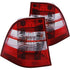 ANZO 1998-2005 Mercedes Benz M Class W163 Taillights Chrome - Striker Modified