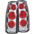 ANZO 1999-2000 Cadillac Escalade Taillights Chrome 3D Style - Striker Modified