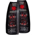 ANZO 1999-2000 Cadillac Escalade Taillights Dark Smoke G2 - Striker Modified