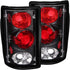 ANZO 2000-2005 Ford Excursion Taillights Black - Striker Modified