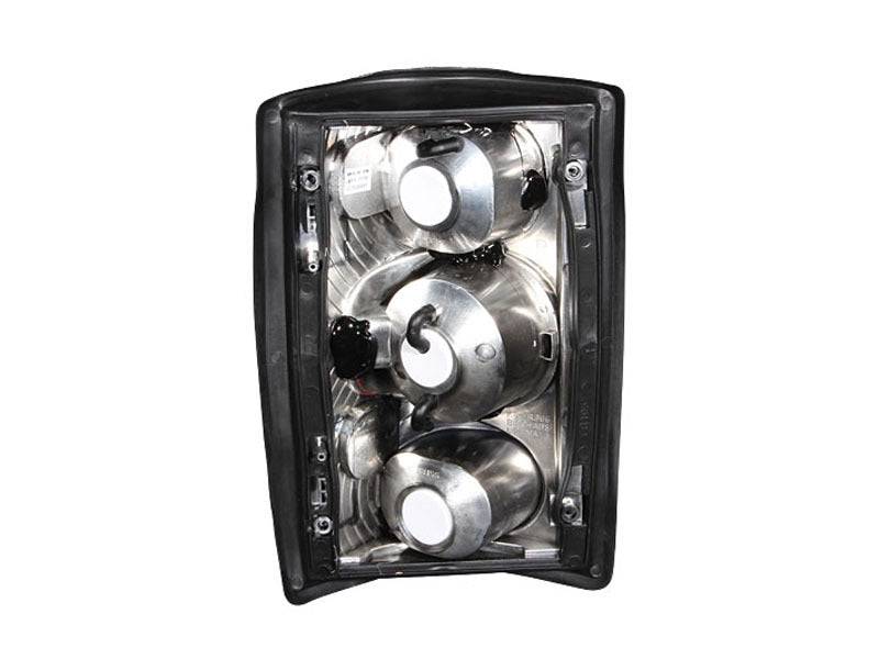ANZO 2000-2005 Ford Excursion Taillights Black - Striker Modified