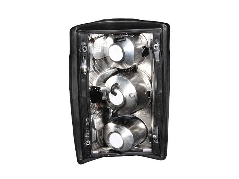 ANZO 2000-2005 Ford Excursion Taillights Black - Striker Modified