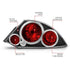 ANZO 2000-2005 Mitsubishi Eclipse Taillights Black - Striker Modified
