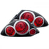 ANZO 2000-2005 Mitsubishi Eclipse Taillights Black - Striker Modified