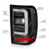 ANZO 2001-2011 Ford  Ranger LED Tail Lights w/ Light Bar Black Housing Clear Lens - Striker Modified