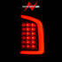 ANZO 2002-2006 Dodge  Ram 1500 LED Tail Lights w/ Light Bar Black Housing Clear Lens - Striker Modified