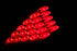 ANZO 2003-2005 Nissan 350Z LED Taillights Black - Striker Modified