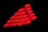 ANZO 2003-2005 Nissan 350Z LED Taillights Black - Striker Modified