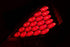 ANZO 2003-2005 Nissan 350Z LED Taillights Red - Striker Modified