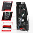 ANZO 2003-2006 Chevy Silverado 1500 LED Taillights Plank Style Black w/Clear Lens - Striker Modified