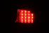 ANZO 2004-2005 Honda Civic LED Taillights Black - Striker Modified