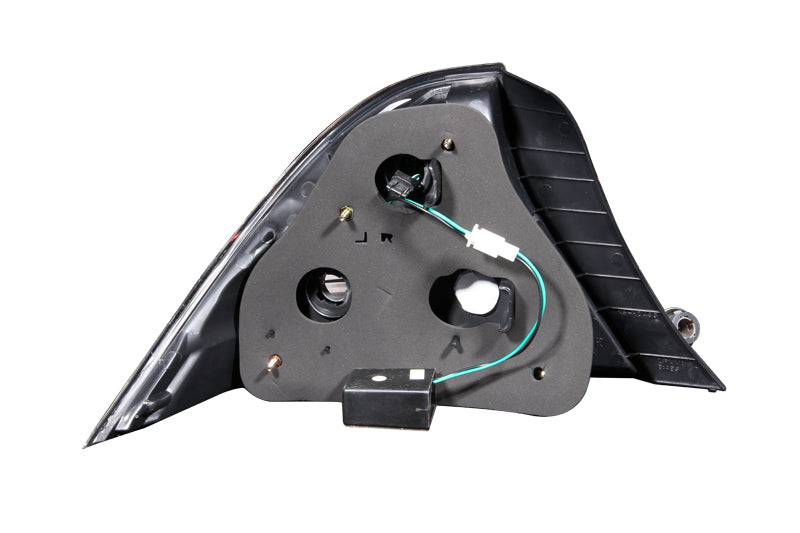 ANZO 2004-2005 Honda Civic LED Taillights Black - Striker Modified