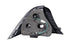 ANZO 2004-2005 Honda Civic LED Taillights Black - Striker Modified
