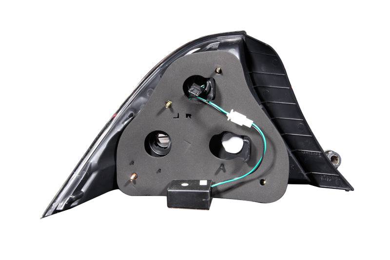 ANZO 2004-2005 Honda Civic LED Taillights Black - Striker Modified