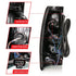 ANZO 2004-2007 Chevy Silverado Taillight Red/Clear Lens w/Black Trim (OE Replacement) - Striker Modified