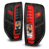 ANZO 2005-2021 Nissan Frontier LED Taillights Black Housing/Clear Lens - Striker Modified