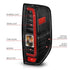 ANZO 2005-2021 Nissan Frontier LED Taillights Black Housing/Clear Lens - Striker Modified