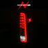 ANZO 2005-2021 Nissan Frontier LED Taillights Black Housing/Clear Lens - Striker Modified