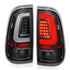 ANZO 2008-2016 Ford F-250 LED Taillights Black Housing Clear Lens (Pair) - Striker Modified