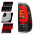 ANZO 2008-2016 Ford F-250 LED Taillights Black Housing Clear Lens (Pair) - Striker Modified
