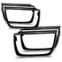 ANZO 2010-2013 Chevrolet Camaro Taillight Bezels - 4pc Gloss Black - Striker Modified