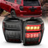 ANZO 2014-2020 Toyota 4Runner T.L Black Housing Smoke Lens Red Light Bar W/Sequential - Striker Modified